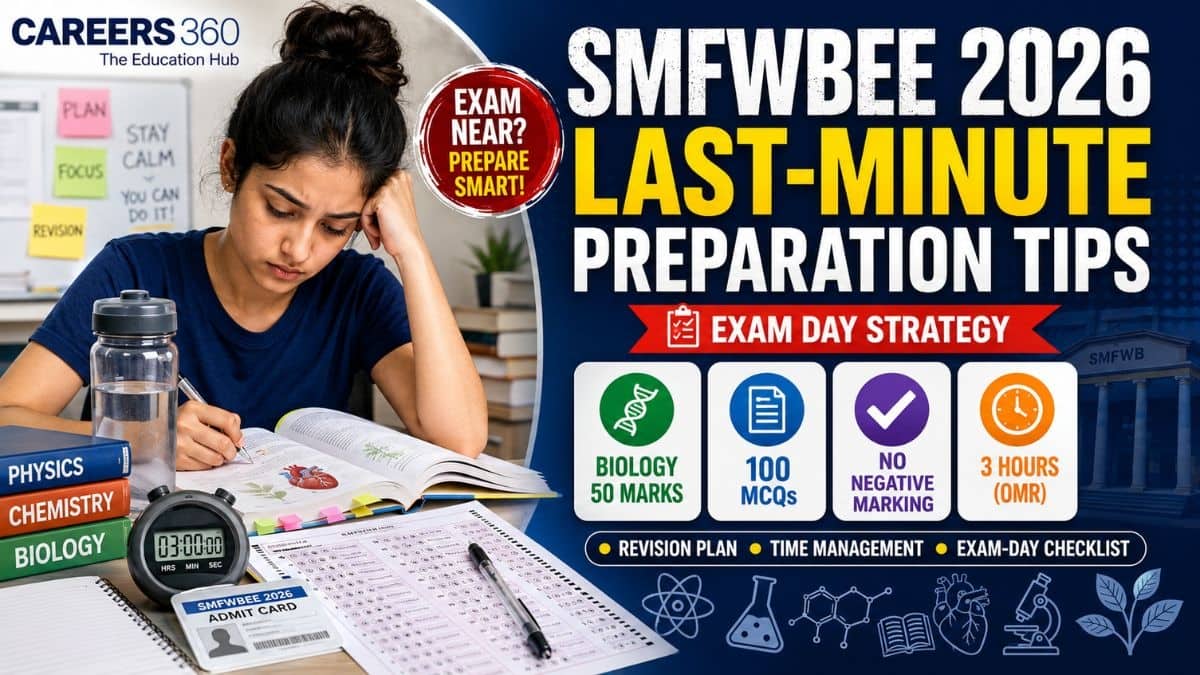 SMFWBEE 2026 Last-Minute Preparation Tips: Strategy to Score High